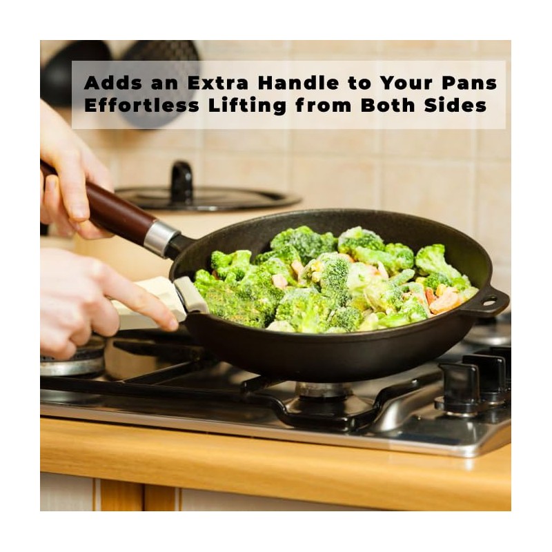 Detachable Pot Handle, Replacement Handle for Pots and Pans, Universal
