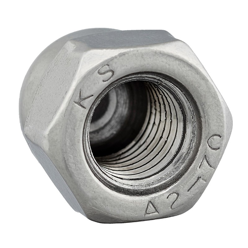 Cap Nuts High Shape According to DIN 1587 Rustproof Stainless