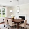 Modern Pendant Lights Kitchen Island Brushed Nickel Pendant Lighting 2