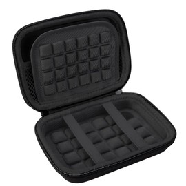 Lacdo External Hard Drive Case for Toshiba Canvio Basics/Canvio Flex/Canvio Gaming/Canvio Advance 2.5 Inch HDD 1TB 2TB 3TB 4TB 5TB USB 3.0 Shockproof Waterproof Black + Black