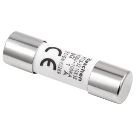 Heschen Cylindrical Ceramic Tube Fuse Link RT18-32 (RO15) 10 * 38 mm 1A 500V CE Pack of 10