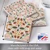 Thirstystone Bohemian Tiles 4-Pack Tumbled Tile Stone Coasters with Protective