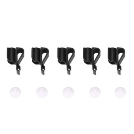 5 Pcs Durable Golf Putter Clip Holder with Ball Golf Bag Putter Bag Clamp Club Clip On Markers Accessories