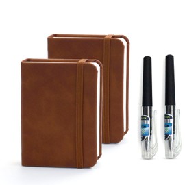 SI SEN 2-teiliges Taschennotizbuch, Mini-Notizbuch, kleines Notizbuch mit festem Einband zum Schreiben und Notieren