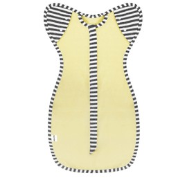 aQuooky Baby Blanket Sack with Arms Free Design,Transition to Arms Free Wearable for Newborn Girl and Boy, Medium 3-6Months, Yellow Color