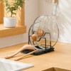 Poeland Pot Lid Holder, 2 Layers Pot Lids Organizer Multifunctional
