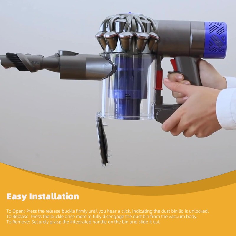 LunaMeet Dust Bin Replacement for Dyson V6 DC58 DC59 DC62