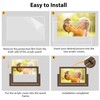 Mixoo 4x6 Picture Frame Rotating Photo Frame, Wooden Picture Frames