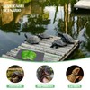 ZJIVQO Reptile Basking Platform Slate,Reptile Feeder Rock Plate,Snake Breeding Tray,