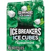 ICE BREAKERS Ice Cubes Spearmint Flavored Sugar Free Chewing Gum