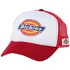 Dickies 80076200 Mesh Cap, American Casual Cap, Urethane Material, red,