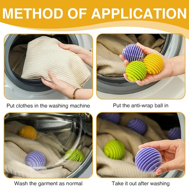 Katyjun Pack of 12 Washing Machine Washing Balls for Down