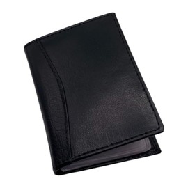 Velluci Pelle Genuine Leather RFID Credit Card Holder, Leather Card Holder, RFID Blocking Card Holder, Leather Card Holder, Bifold Card Holder