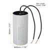 PATIKIL CBB60 40uF Running Capacitor,2pcs AC 450V 2 Wires 50/60Hz