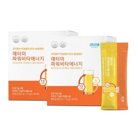 J&M Partners Atomy Power Vita Energy Multivitamin Mineral 300g x 30 sachets (2) / 애터미 파워비타에너지 멀티비타민 미네랄 300g x 30포 2개