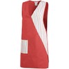 Leiber Adjustable Snap Fastening Apron, red