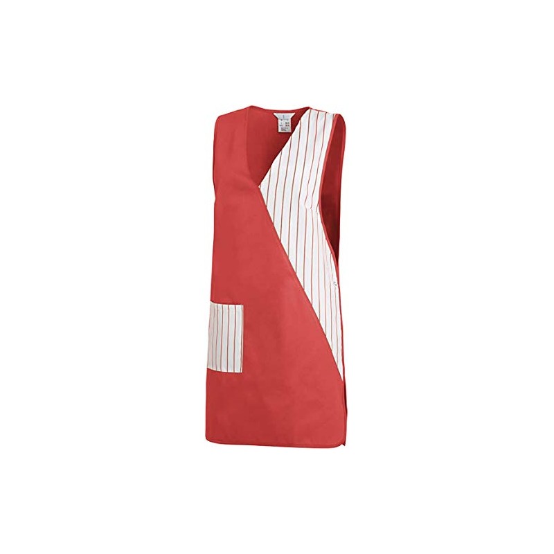 Leiber Adjustable Snap Fastening Apron, red