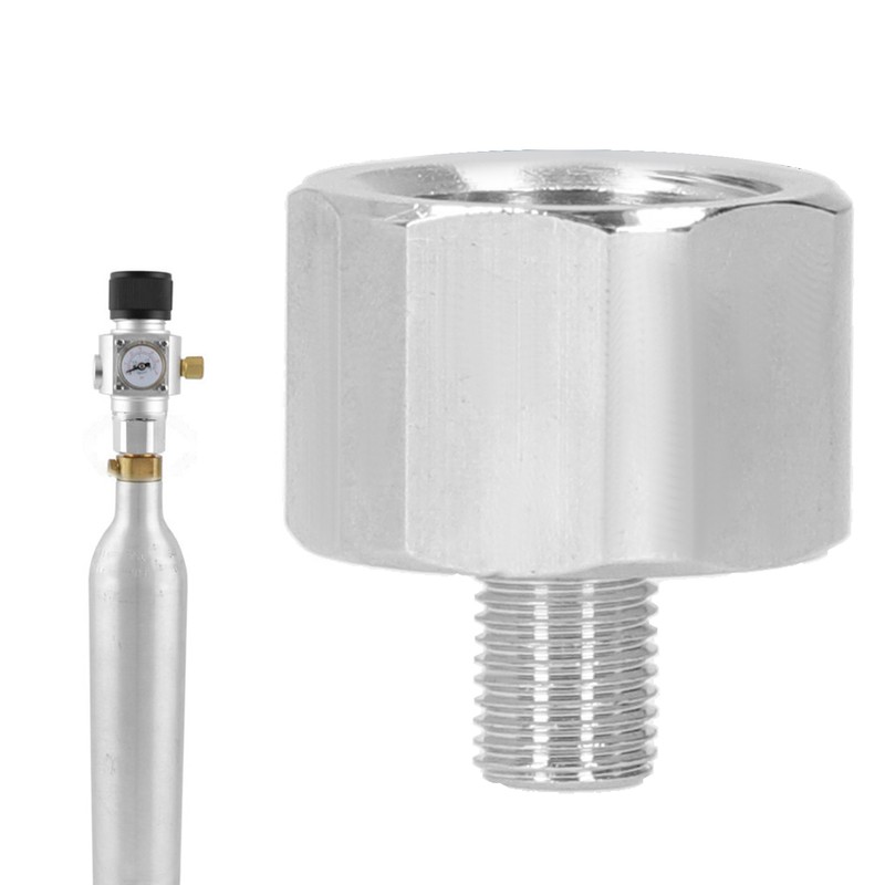 Portable TR21 to 3/8UNF CO2 Cylinder Tank Refill Connector Adapter