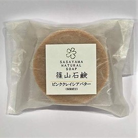Sasayama Soap Homemade Honey Shea Butter [Pink Clay Soap, 3.0 oz (85 g) [Natural Honey/Moisturizing Ingredients] Soap Face, Whole Body, Solid Soap (Made in Japan) a11