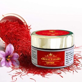 Behal Sahab 100% Pure Saffron - 5 Gram, Premium Quality, Handpicked Kashmiri Kesar, Natural & Aromatic, Perfect for Cooking, Beauty & Wellness – by Behal International