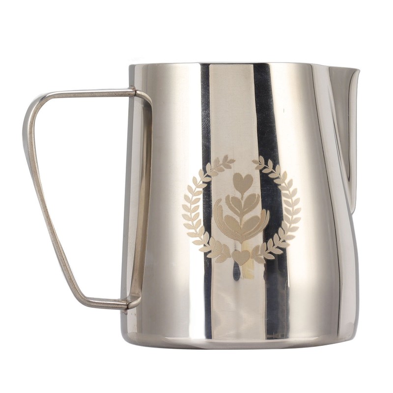 Frothing Pitcher 304 Stainless Steel Pull Flower Cup Coffee Milk