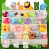 EKisemio 70 Pcs Mini Resin Animals,60 Styles Tiny Animal Figurines