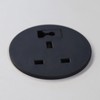 Office Desk Mount 60mm Grommet with UK Mains Power and