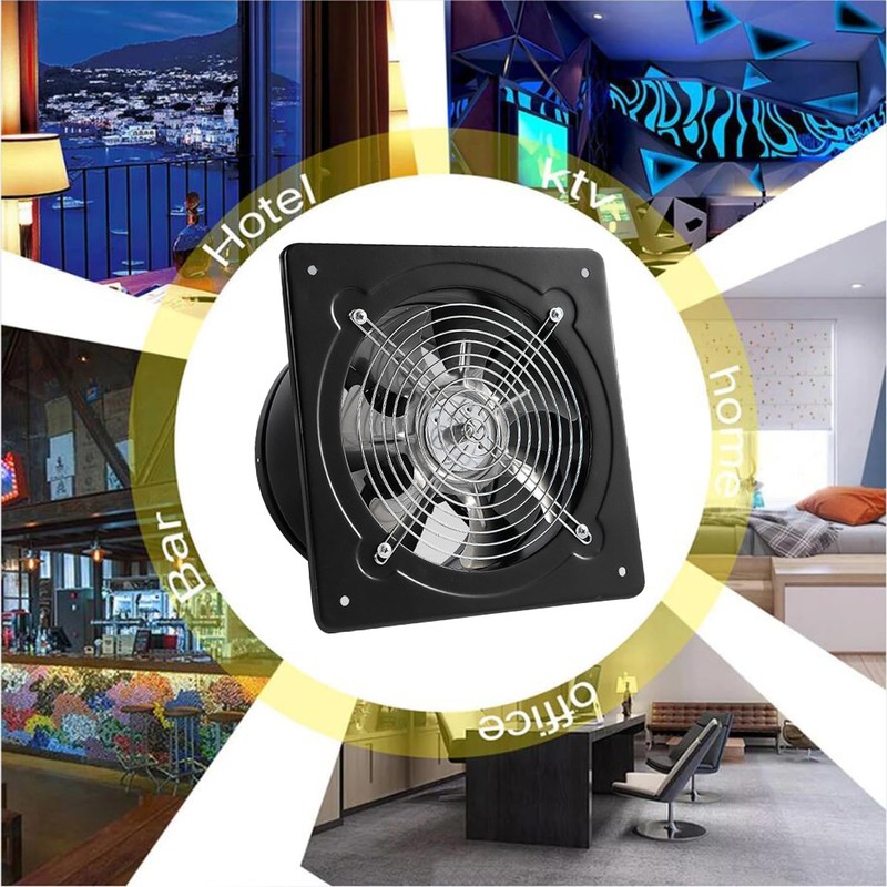 ACEDUROBLA 6 inch Exhaust Fan Metal Iron Ventilation Extractor, Silence