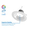 NICOR DLR566121203KWH DLR56(v6) 5/6-inch White 1200 Lumen 3000K Recessed LED