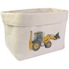 Azeeda Large 'Digger Truck' Canvas Organiser/Storage Bag (OR00013552)