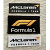 MC LAREN F1 3 Pack Orange F1 RACING Iron-on PATCH