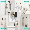 Black and Gold Towel Bar Set 6 Pieces Bathroom Hardware