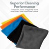 REXO Microfibre Cleaning Cloth - Pack of 10, Premium Reusable,