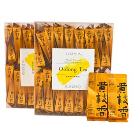 Phoenix Dancong Oolong Tea – “Yellow Twig Aroma” – 30 Tea Bags / 250g – Floral & Sweet Chinese Oolong from Guangdong – 凤凰单丛黄枝香乌龙茶 Dan Cong - Oolong Tea Loose Leaf - Chaozhou Phoenix Tea Mountain Oolong with Sweet and Orchids Aroma - Health Tea