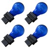 4-Pack Blue 3157 Bright Light Bulbs Car Auto Signal Turn
