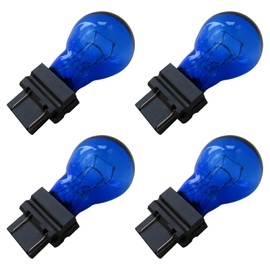 4-Pack Blue 3157 Bright Light Bulbs Car Auto Signal Turn Backup S8 Miniature Lamp 3157NALL 3757ALL
