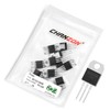 Chanzon BT151-500R TO-220 Bidirectional Thyristor Triac Transistor (Pack of 10pcs)