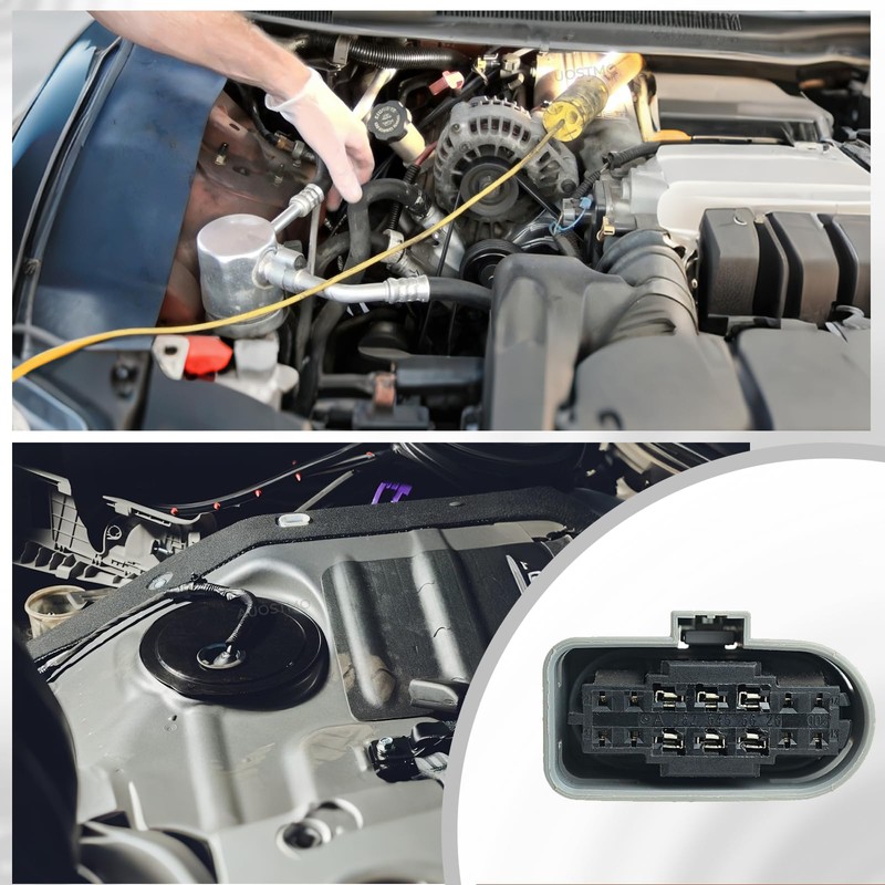 Headlight/in-Tank Fuel Pump 14-Pin Connector Pigtail Plug, Replaces A0275459826 (027-545-98-26),