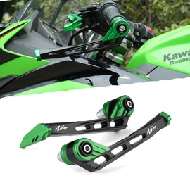 Motorcycle Handguards Fit For Ninja500 2024 2025 | Ninja400 NINJA650 Ninja ZX4R ZX6R ZX10R ZX14R 2018-2024 All Year | NINJA Handlebar Grips Guard Clutch Levers Guard Accessories GN