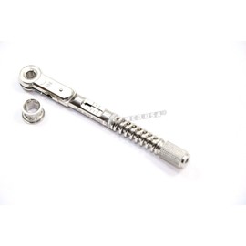 SYNAMED USA GERMAN Universal Dental Implant Torque Wrench Ratchet 10-40 Ncm 6.35mm Hex 4.0mm