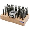 Dapping Set Punches & Block Steel Forming 24 pc for