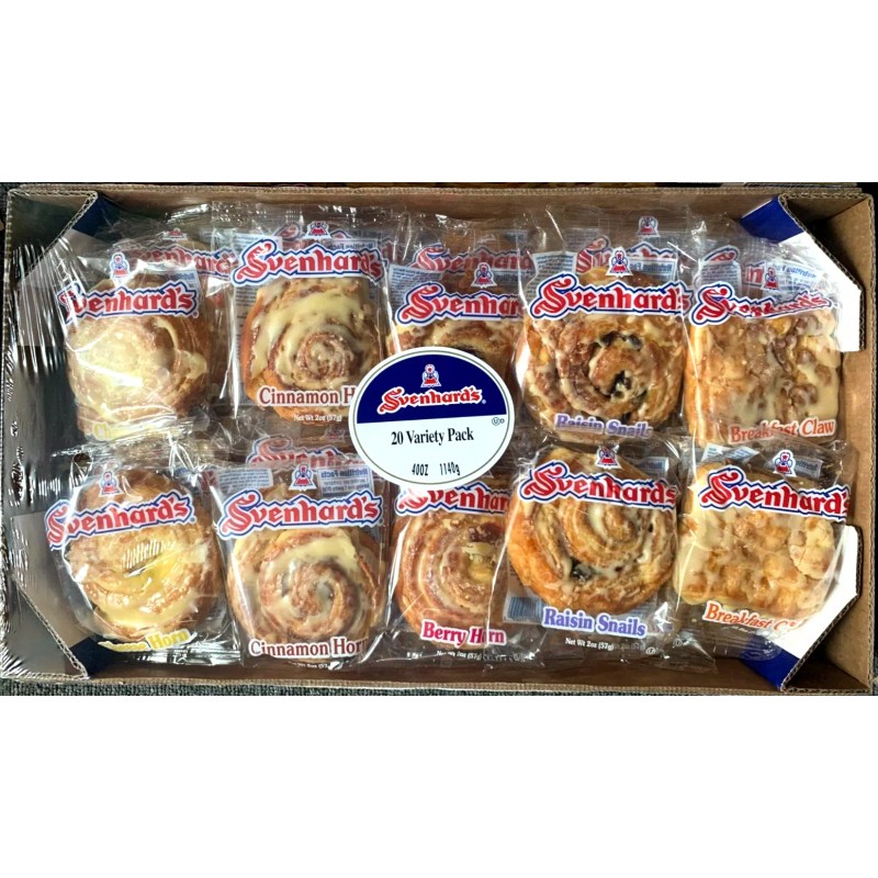 Svenhard's Swedish Bakery Variety Pack 20 ct 40 oz
