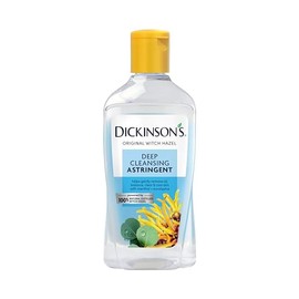 Dickinson's Enhanced Witch Hazel Deep Cleansing Astringent, Menthol and Eucalyptus, 92 % Natural Formula, 16 Fl. Oz.