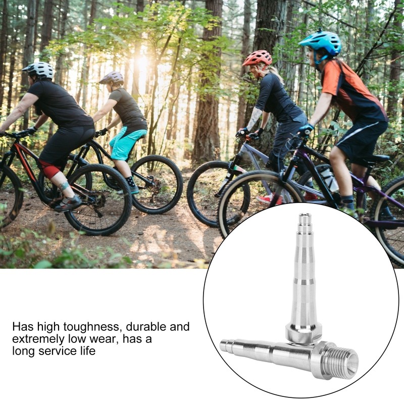 Bike Pedal Spindles Axle Titanium Alloy Bicycle Pedal Axle Replacement
