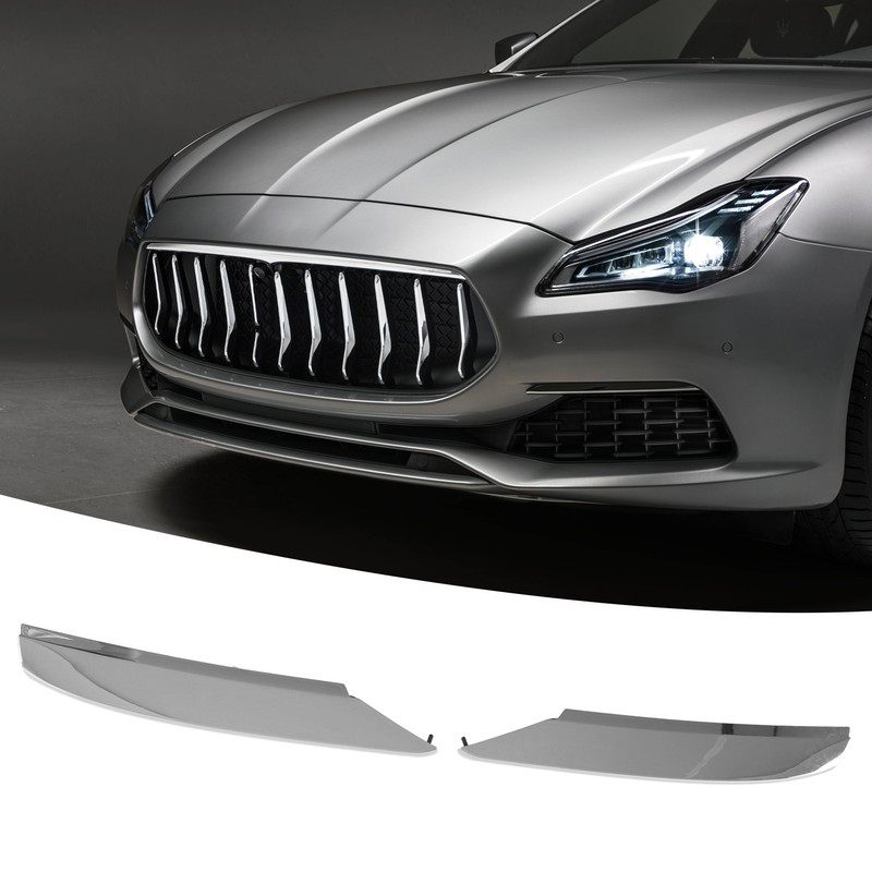 1pair Front Bumper Grille Trim Chrome 673007201 Replacement for Maserati