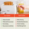 BELLA 2 Slice Toaster with Auto Shut Off - Extra