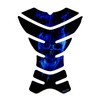 BIKE-label 3D Tank Pad Motorcycle Sticker Tank Protector Blue Compatible