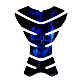 BIKE-label 3D Tank Pad Motorcycle Sticker Tank Protector Blue Compatible with Yamaha X500068VA