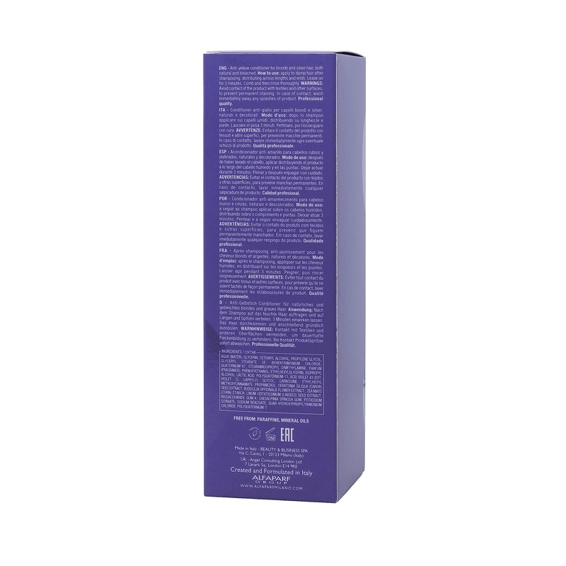 Alfaparf SDL Conditioner Anti-Yellow - Anti-Yellow - 200ml - Blonde