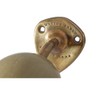French Brass Soap Dish with Olive Oil Soap Nature. Marius